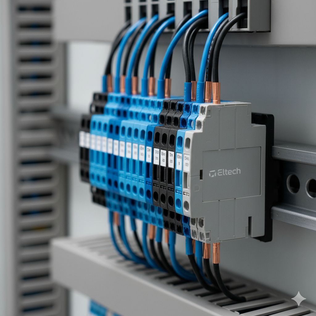 Morsettiera industriale per quadro elettrico